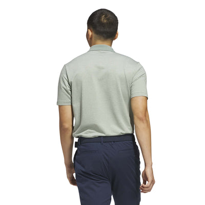 Adidas Men's Ultimate365 Ottoman Polo Shirt - Wonder Silver/Silver Green 2025