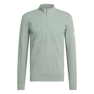 Adidas Men's Ultimate365 Tour Quarter-Zip Pullover - Silver Green 2025 SILVER GREEN