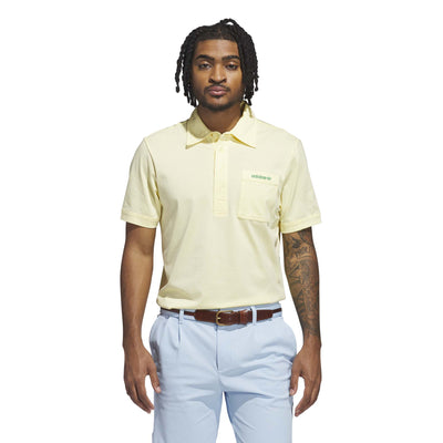 Adidas Men's Originals Archive Pocket Polo Shirt - Almost Yellow 2025