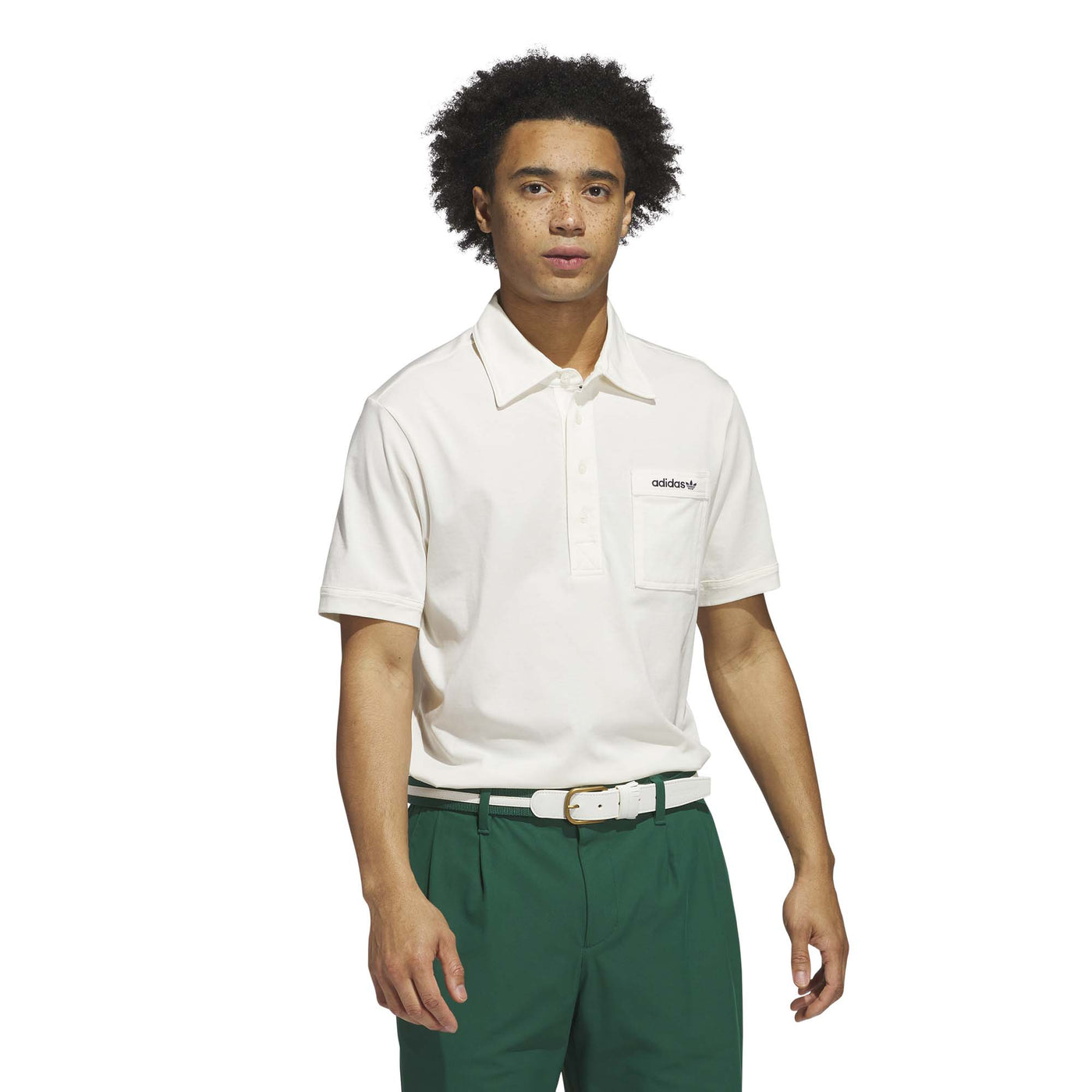 Adidas Men's Originals Archive Pocket Polo Shirt - Chalk White 2025
