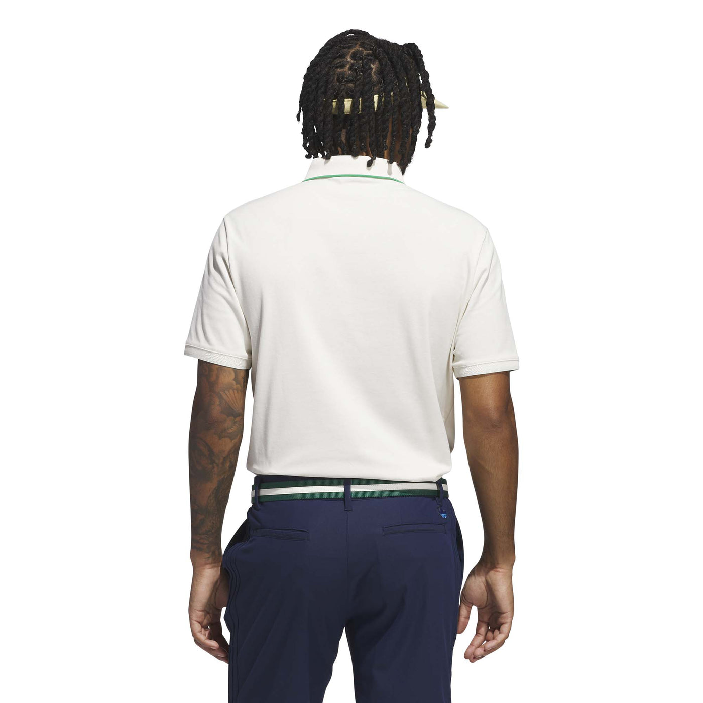 Adidas Men's Originals Twistknit Trefoil Polo Shirt - Chalk White 2025
