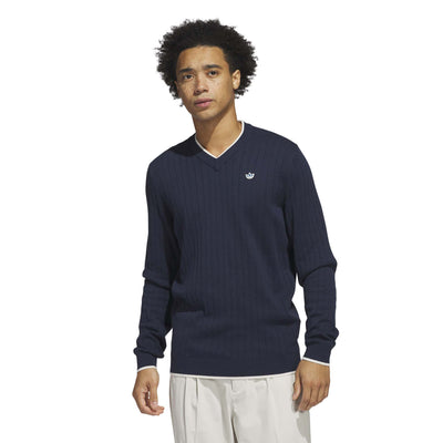 Adidas Men's Originals Cashmere Knit Sweater - Night Indigo 2025