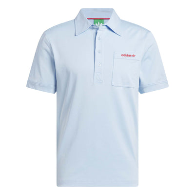 Adidas Men's Originals Archive Pocket Polo Shirt - Clear Sky 2025 CLEAR SKY
