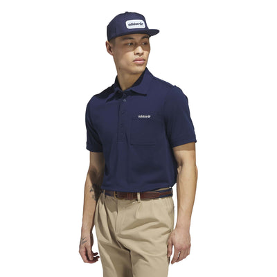 Adidas Men's Originals Archive Pocket Polo Shirt - Night Indigo 2025
