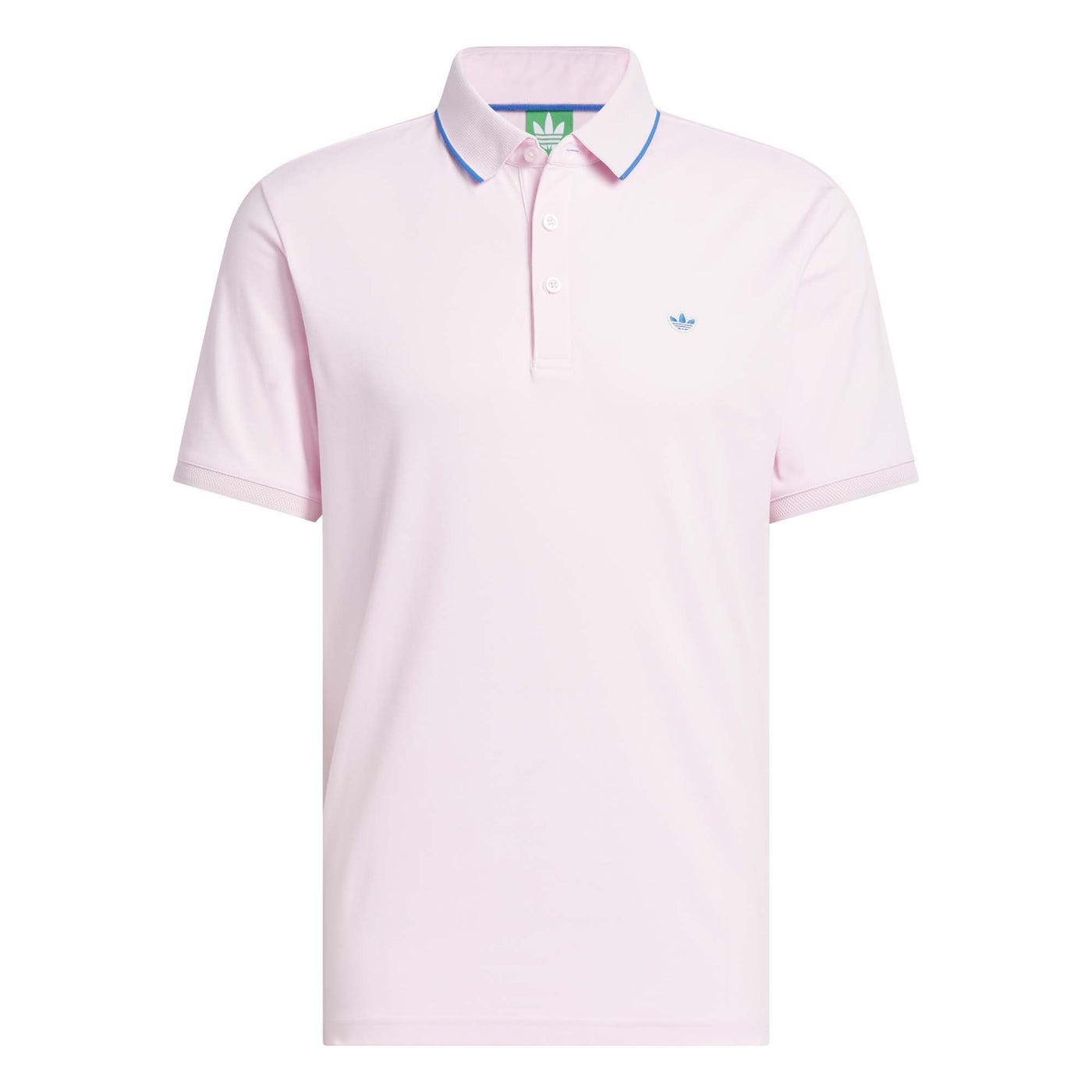 Adidas Men's Originals Twistknit Trefoil Polo Shirt - Clear Pink 2025 CLEAR PINK