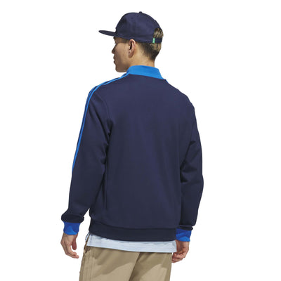 Adidas Men's Originals 3-Stripes 1/4 Zip Sweatshirt - Night Indigo 2025