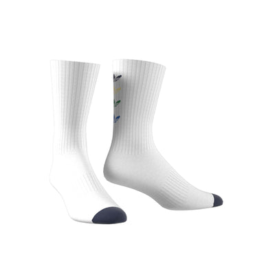 Adidas Originals Golf Trefoil Crew Socks - White 2025 WHITE