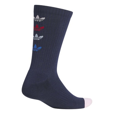 Adidas Originals Golf Trefoil Crew Socks - Night Indigo 2025