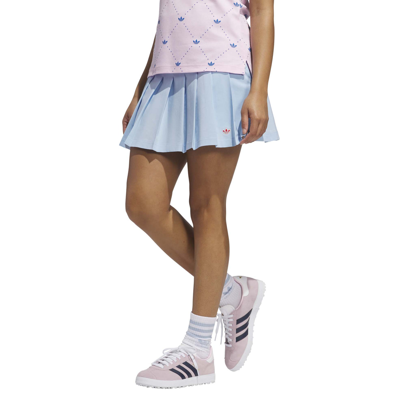 Adidas Women's Originals Pleated Skort - Clear Sky 2025