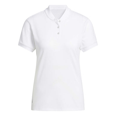 Adidas Women's Ultimate365 Diamond Jacquard Polo Shirt - White 2025 WHITE