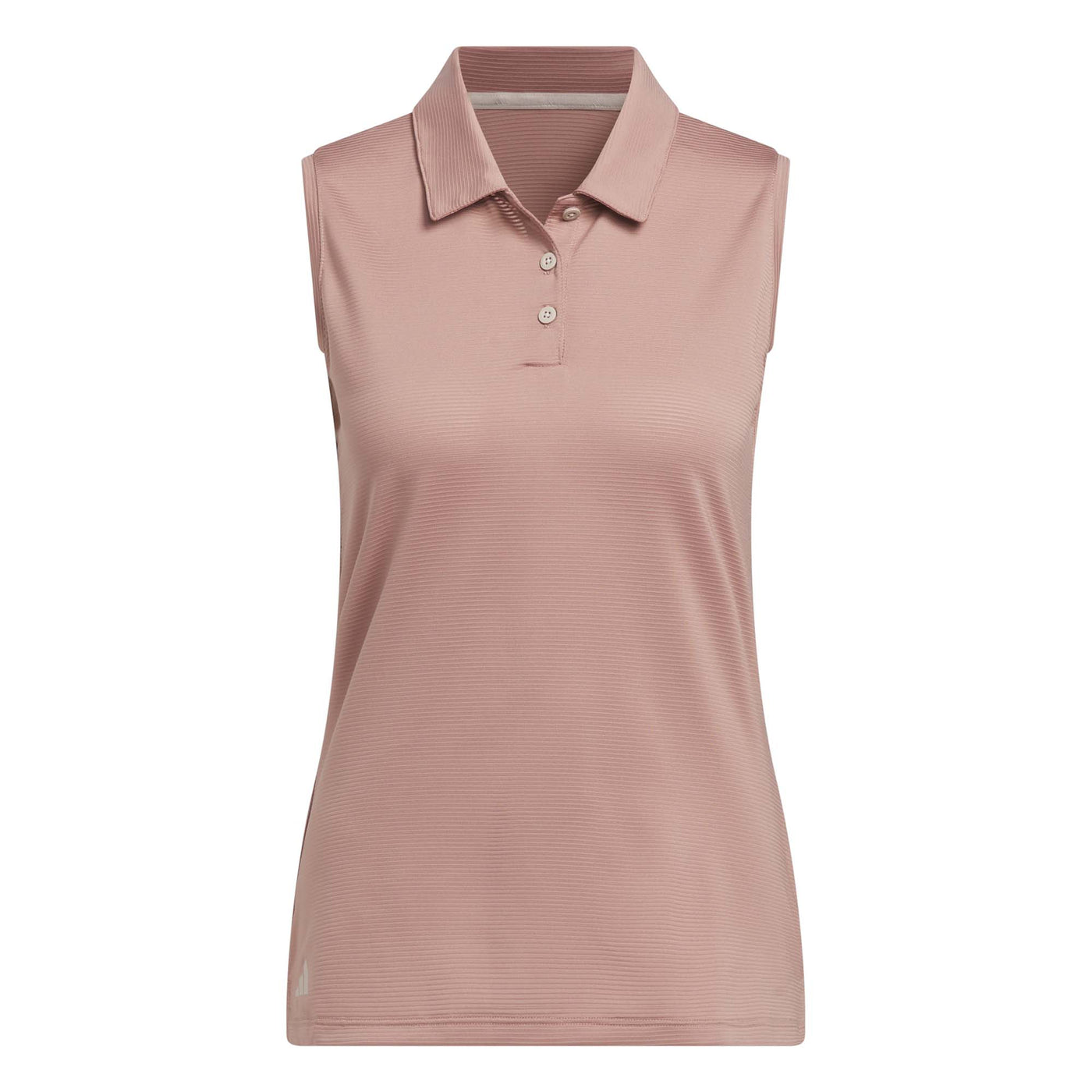 Adidas Women's Solid Ottoman Polo Shirt - Warm Clay 2025 WARM CLAY