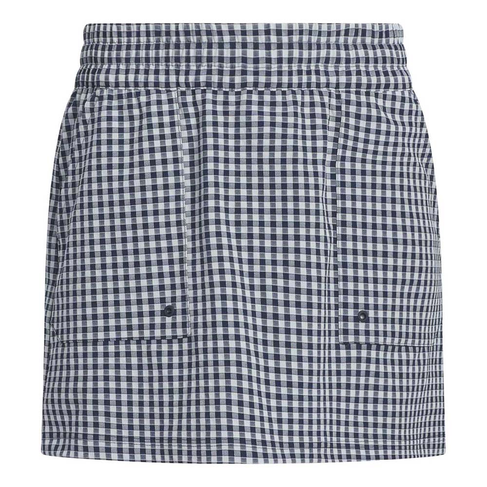 Adidas Women's Ultimate365 Gingham Skort 2025 COLLEGIATE NAVY/WONDER SILVER