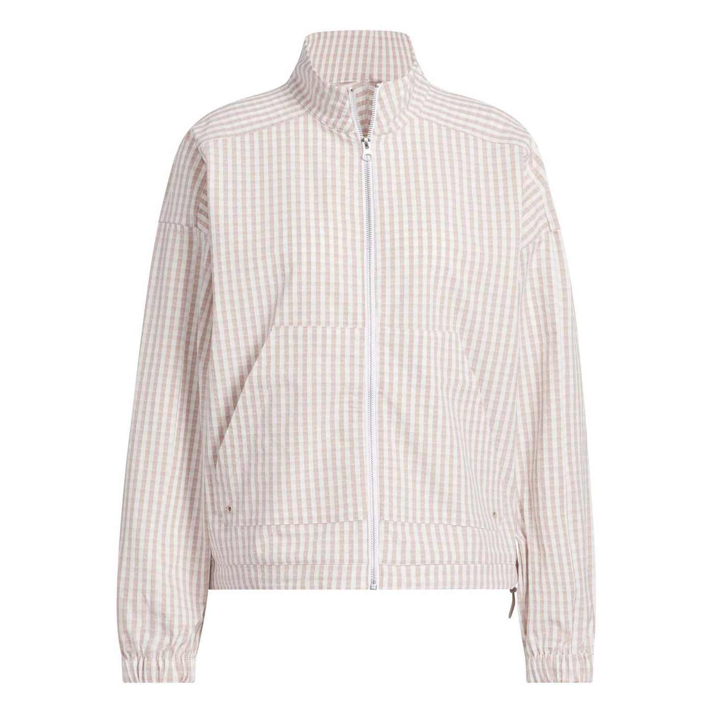 Adidas Women's Ultimate365 Gingham Jacket - Wonder Taupe 2025 XS