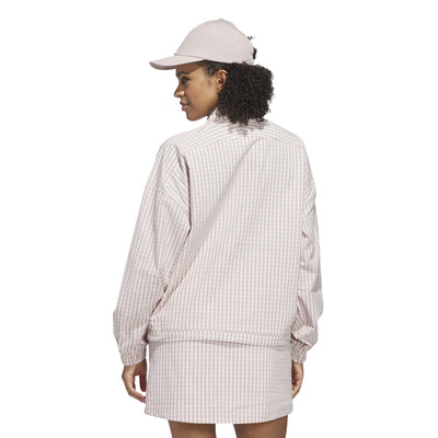 Adidas Women's Ultimate365 Gingham Jacket - Wonder Taupe 2025