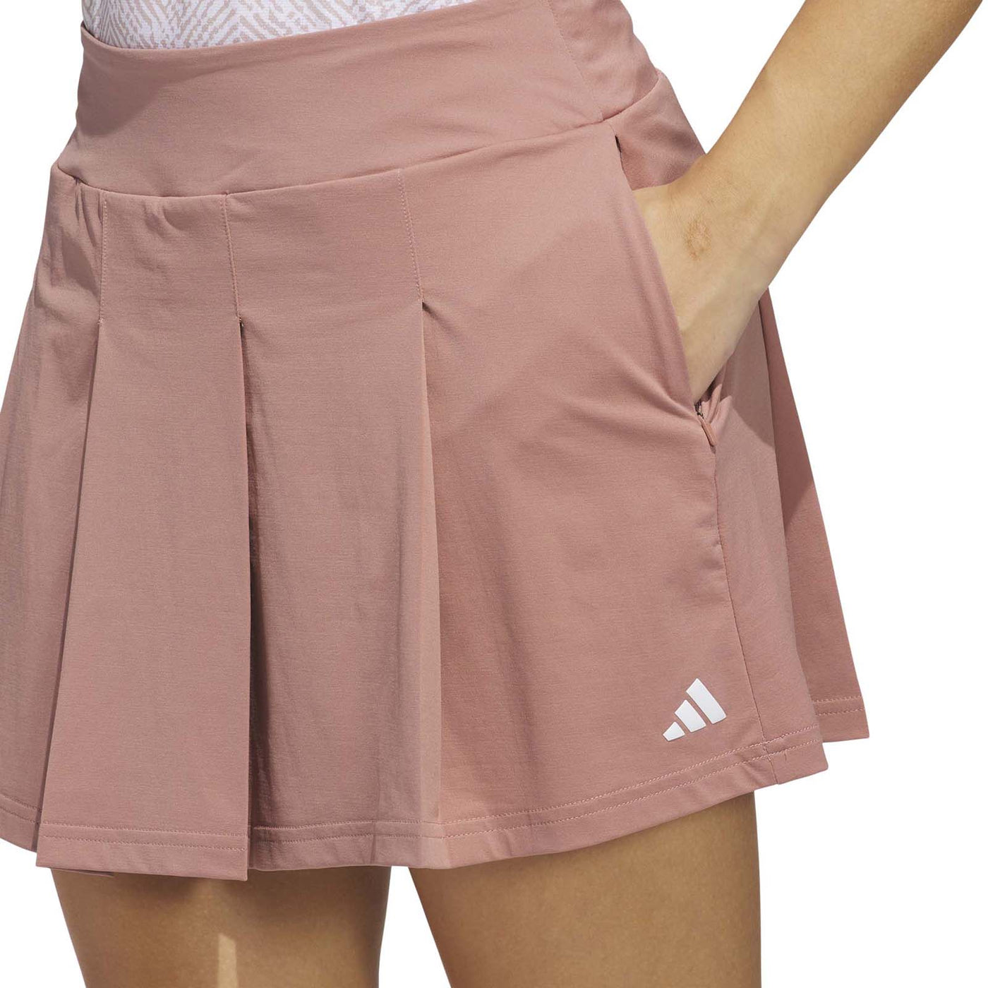 Adidas Women's Ultimate365 Tour Pleated Skort - Warm Clay 2025
