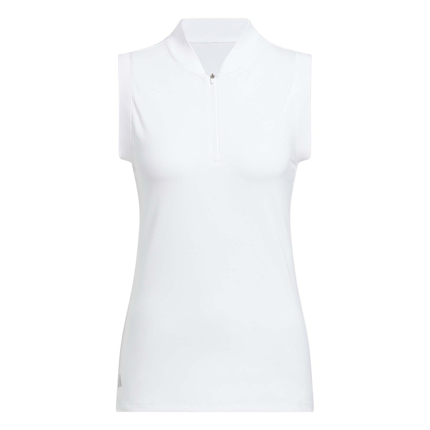 Adidas Women's Ultimate365 Zip Sleeveless Polo 2025 WHITE