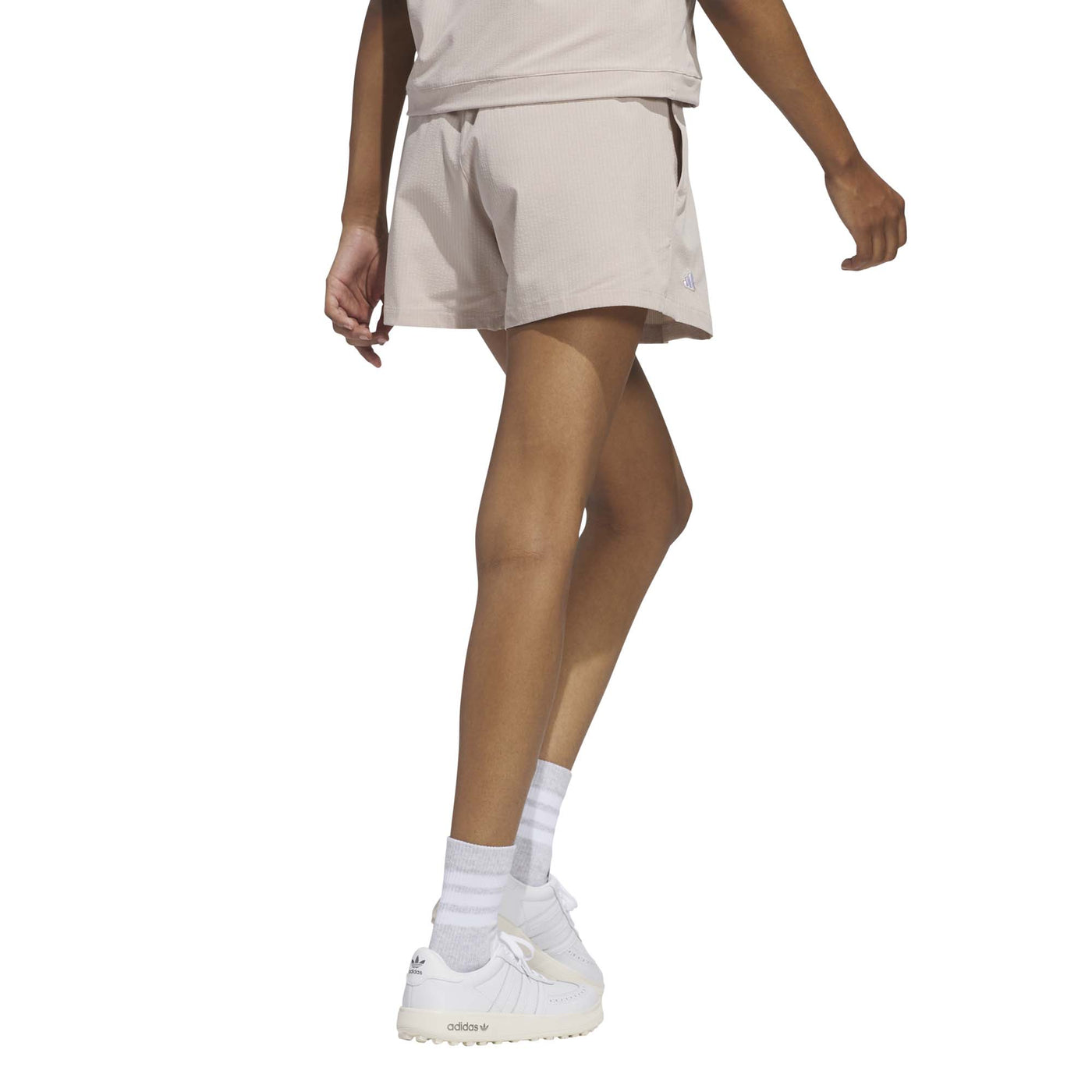 Adidas Women's Go-To Pleated Shorts - Wonder Taupe 2025