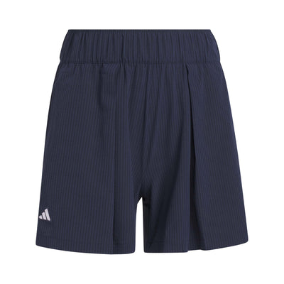Adidas Women's Go-To Pleated Shorts - Collegiate Navy 2025 COLLEGIATE NAVY