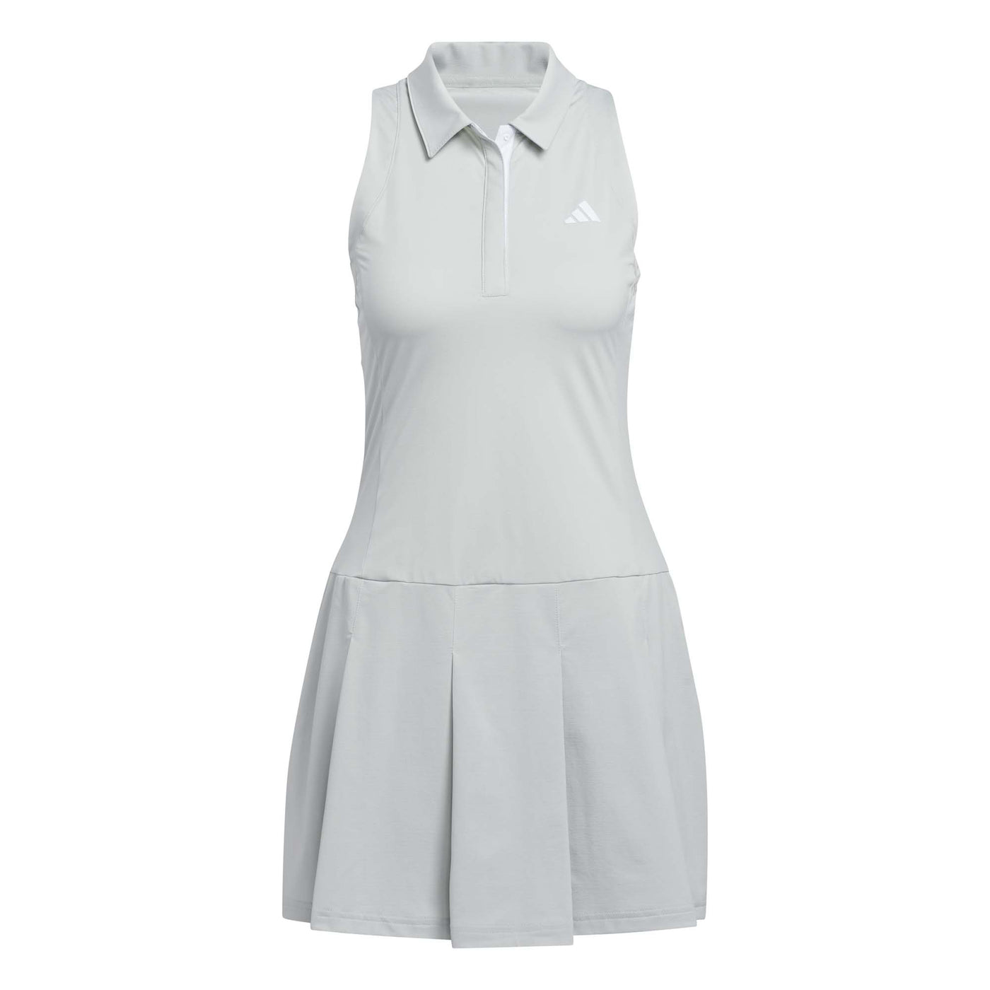 Adidas Women's Ultimate365 Tour Pleated Dress 2025 WONDER SILVER