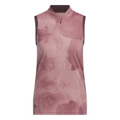 Adidas Women's Ultimate365 Tour Polo Shirt - Aurora Ruby 2025 AURORA RUBY