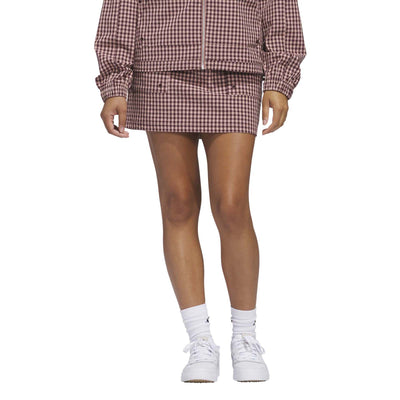 Adidas Women's Ultimate365 Gingham Skort - Aurora Ruby 2025