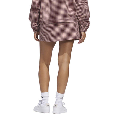 Adidas Women's Ultimate365 Gingham Skort - Aurora Ruby 2025