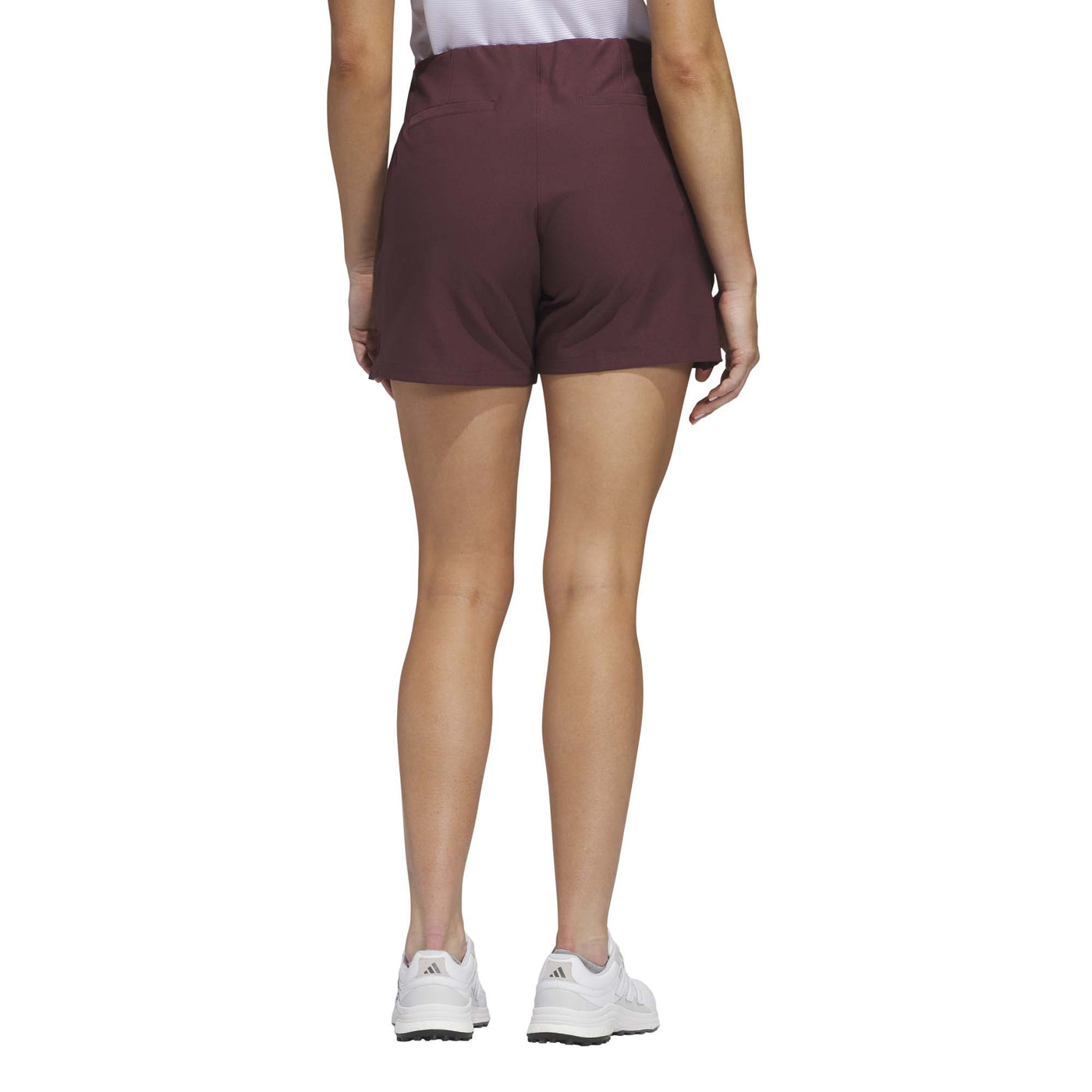 Adidas Women's Pintuck 5in Pull-On Golf Shorts - Aurora Ruby 2025