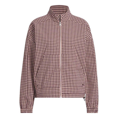 Adidas Women's Ultimate365 Gingham Jacket - Aurora Ruby 2025 AURORA RUBY