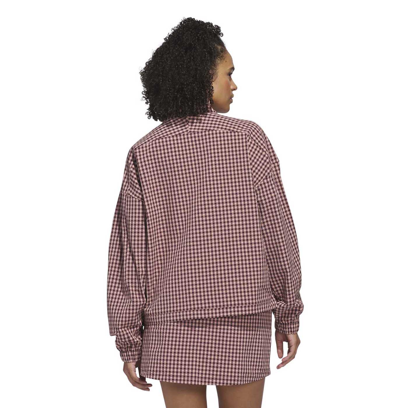 Adidas Women's Ultimate365 Gingham Jacket - Aurora Ruby 2025