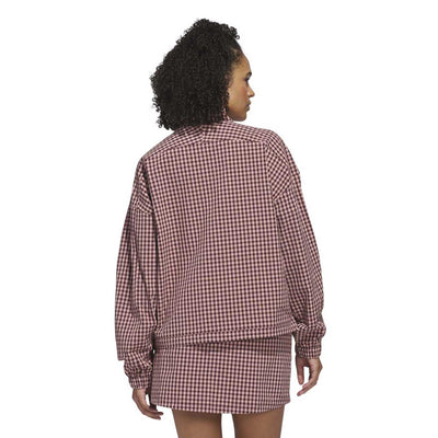 Adidas Women's Ultimate365 Gingham Jacket - Aurora Ruby 2025