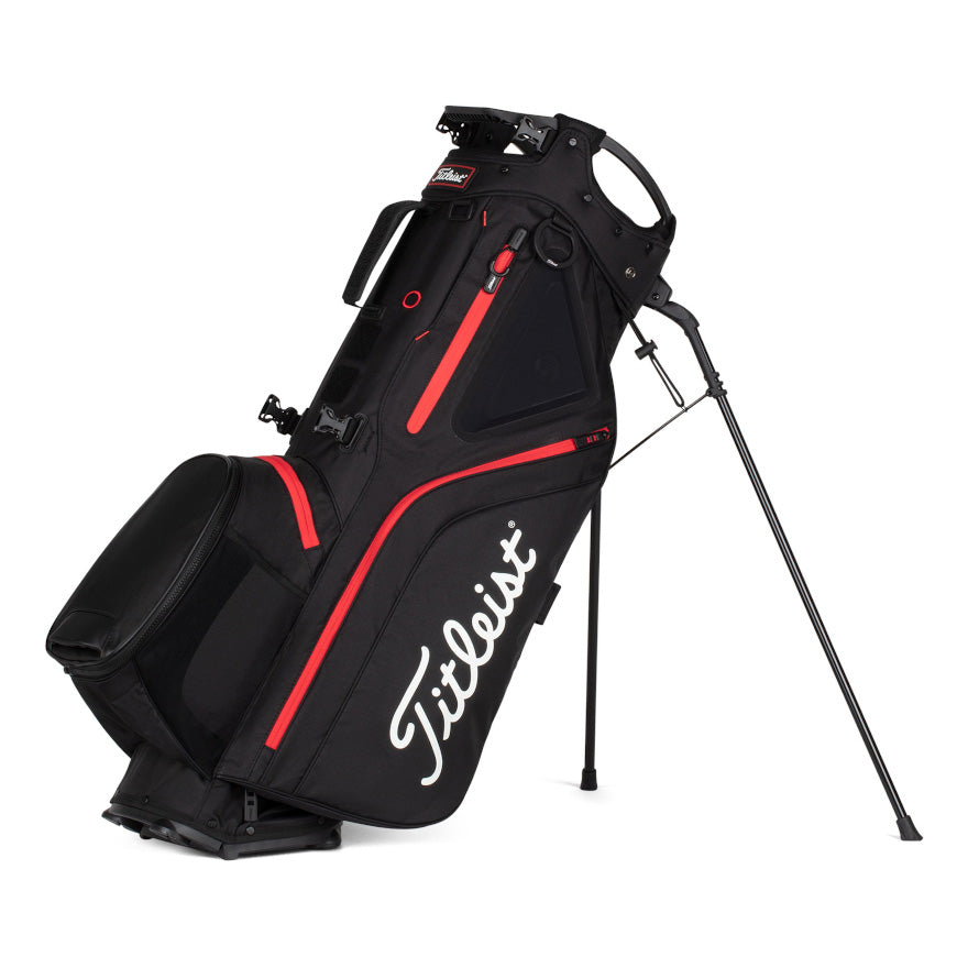 Titleist Hybrid 5 Stand Golf Bag 2025 BLACK/BLACK/RED