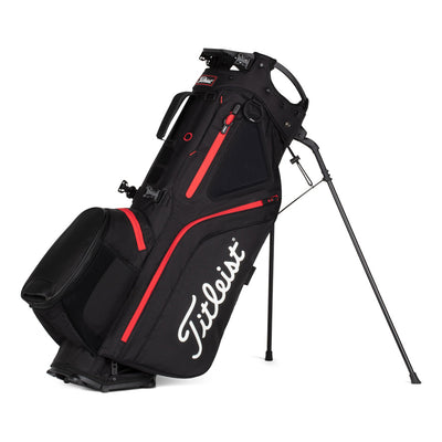 Titleist Hybrid 5 Stand Golf Bag 2025 BLACK/BLACK/RED