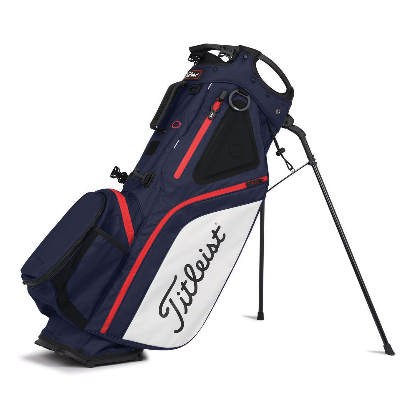 Titleist Hybrid 5 Stand Golf Bag 2025 NAVY/WHITE/RED