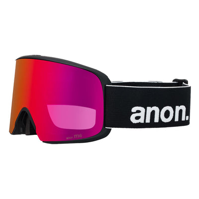 Anon M6 Cylindrical Goggles with Bonus Perceive Lens 2026 BLACK/PERCEIVE SUNNY RED