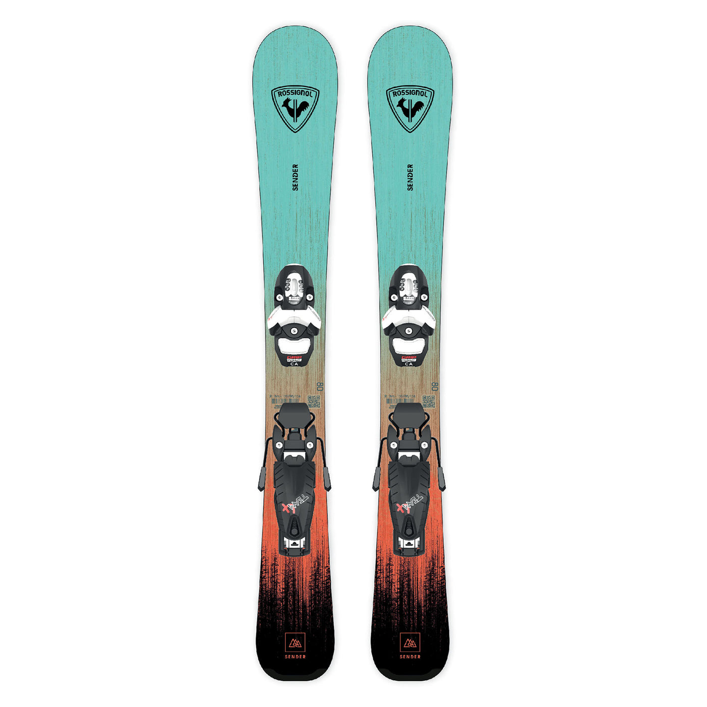 Rossignol Junior's Sender Kid Skis with Team 4 GW Bindings 2026