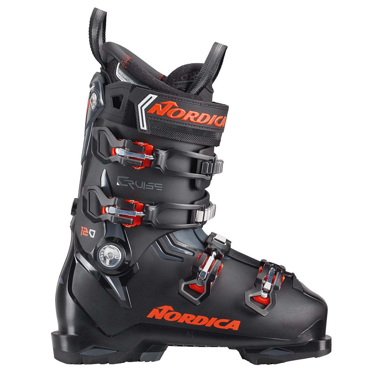 Nordica Men's Cruise 120 Ski Boots 2026 BLACK/ANTHRACITE/RED