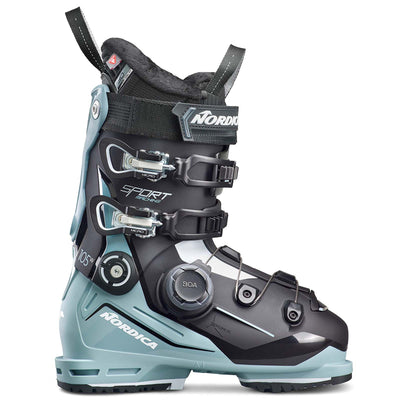 Nordica Women's Sportmachine 3 105 BOA Ski Boots 2026 BLACK/LIGHT BLUE/WHITE