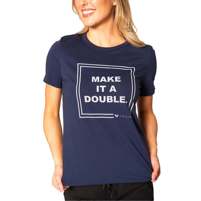 Calliope Women's Make It A Double Tee 2025 NAVY
