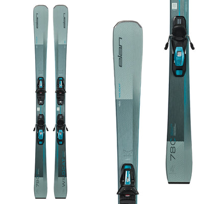 Elan Women's Wildcat 78 C Skis with Shift X EL 9 Bindings 2026 144