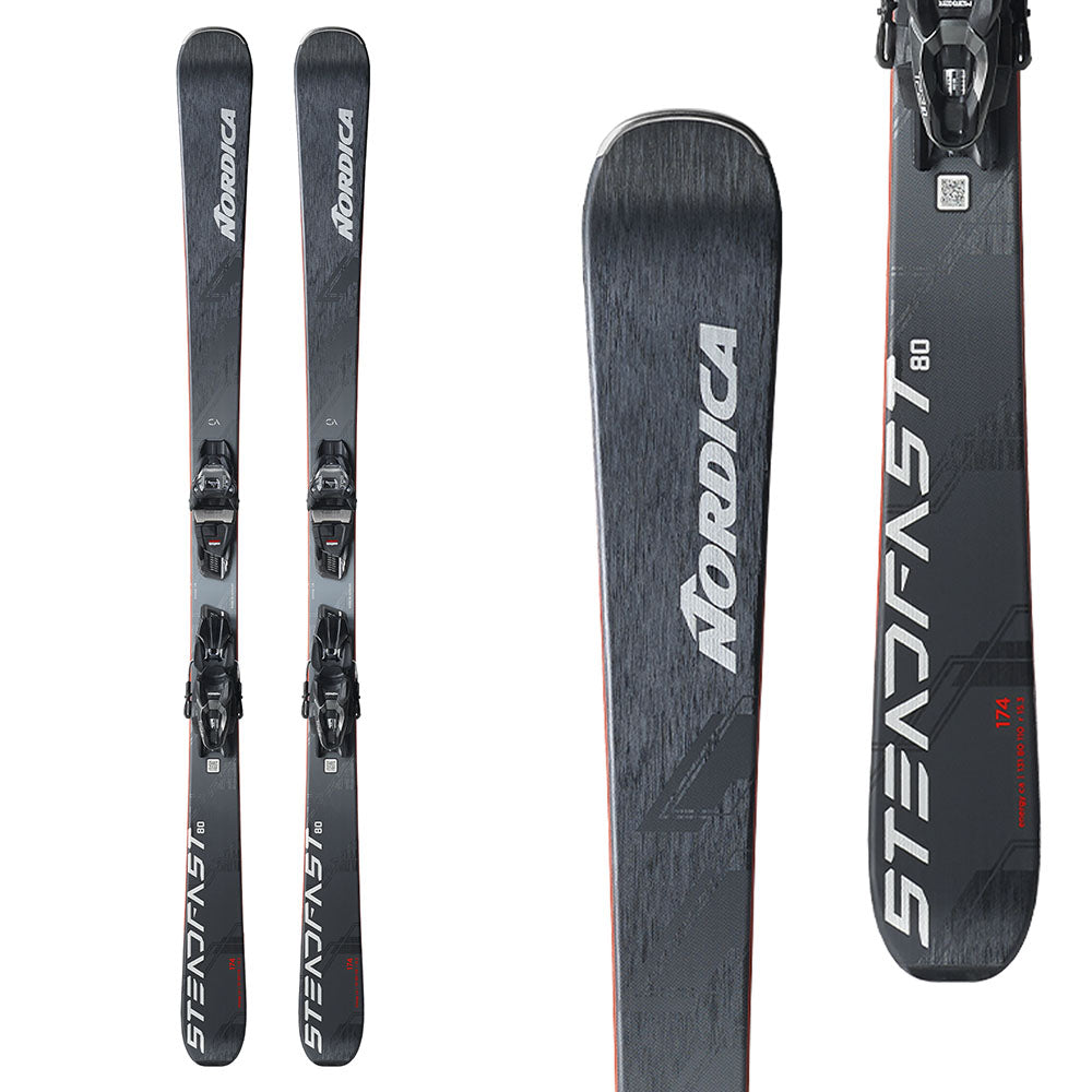 Nordica Steadfast 80 CA Skis with TP2 Compact 10 FDT Bindings 2026 156