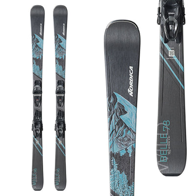 Nordica Women's Wild Belle 78 CA Skis with TP2 Compact 10 FDT Bindings 2026 138