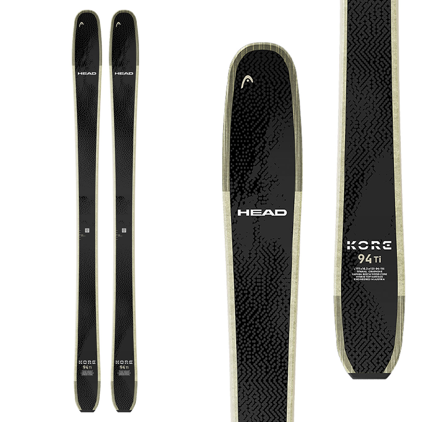 Head Men's KORE 94 Ti Skis 2026 170