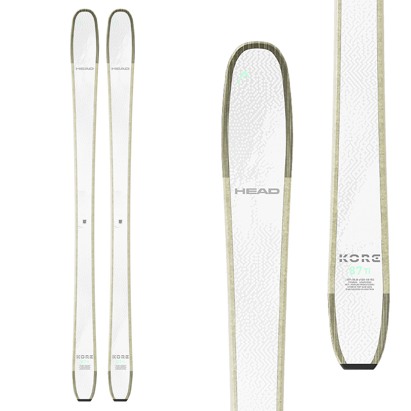 Head Women's KORE 87 Ti Skis 2026 163