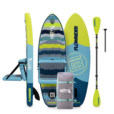 BOTE Kid's FlowRider Aero Hybrid Inflatable Paddle Board 8' NATIVE RIPS