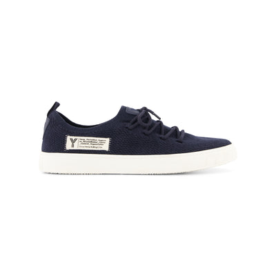YY Nation Men's Cirrus Hemp Shoes NAVY/WHITE