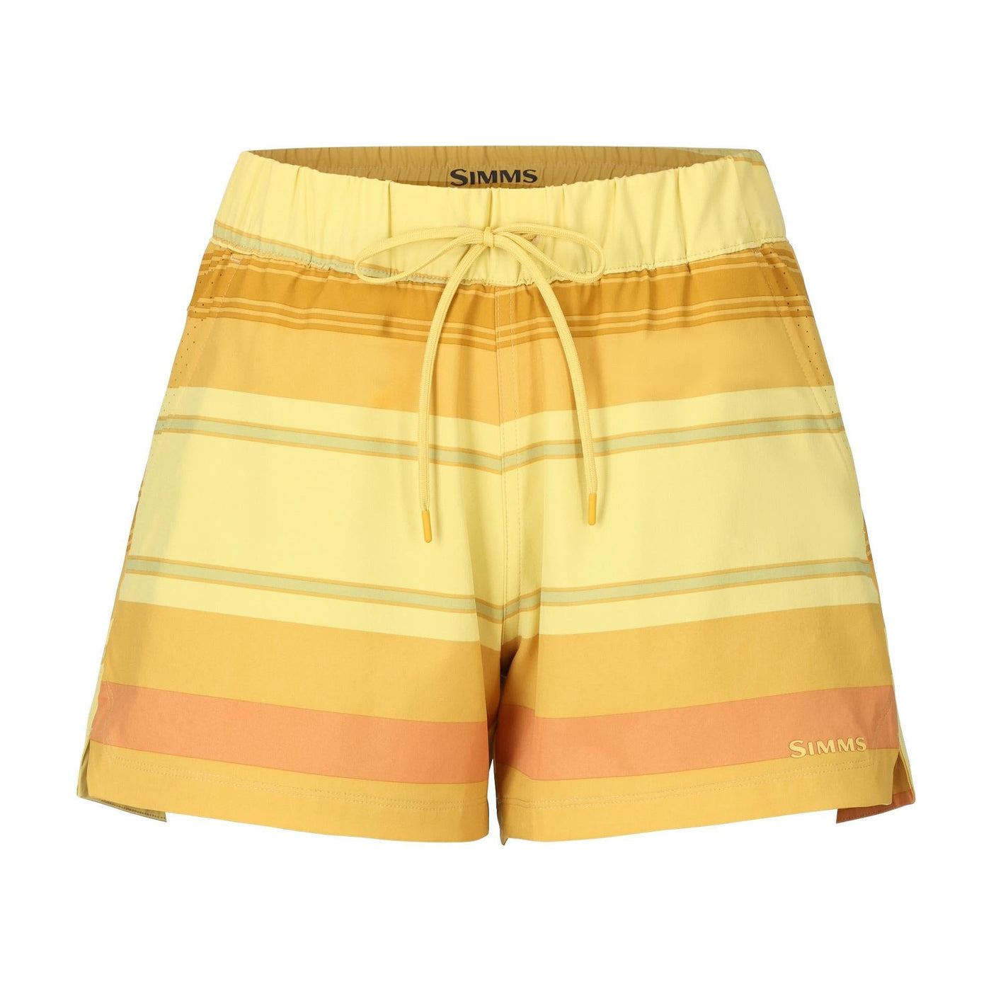 Simms Women's Seamount Shorts 2025 1305 BALTIC AMBER STRIPE
