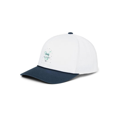 TravisMathew Men's Beer Break Snapback Hat 2025 WHITE
