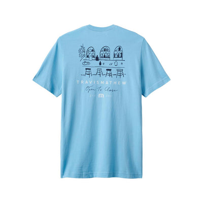 TravisMathew Men's Gelato Tasting Tee 2025 C0504 AIR BLUE
