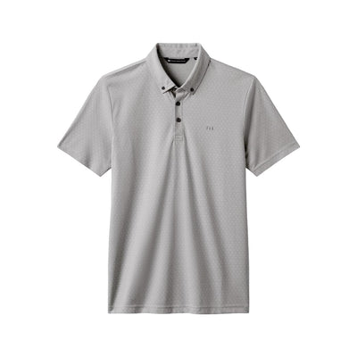 TravisMathew Men's Handsome Town 3.0 Polo 2025 HEATHER LIGHT GREY