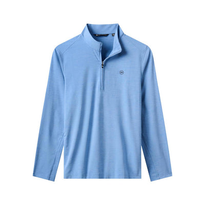TravisMathew Men's Heater Pro Quarter Zip 2025 C0453 PACIFIC COAST